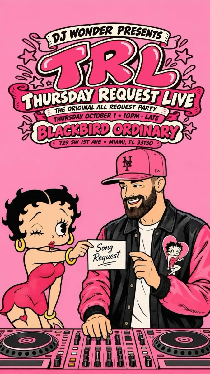 TRL: Thursday Request Live at Blackbird Ordinary in Miami