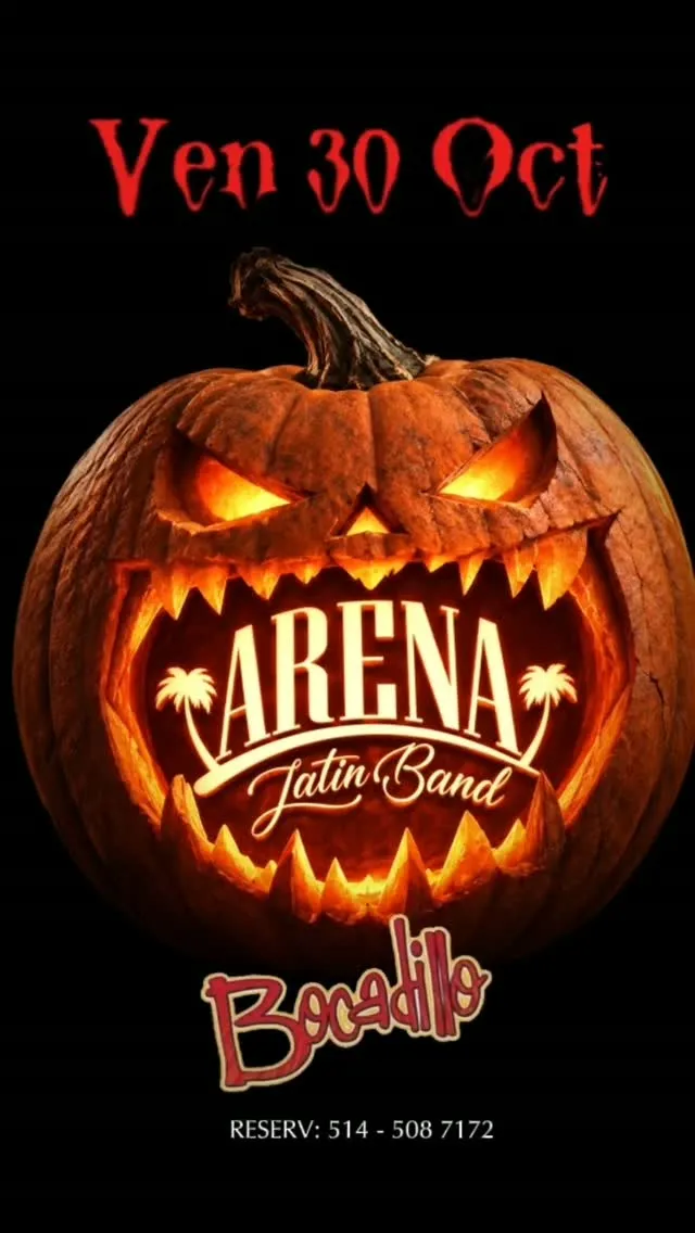 Affiche : Arena Latin Band Halloween Party