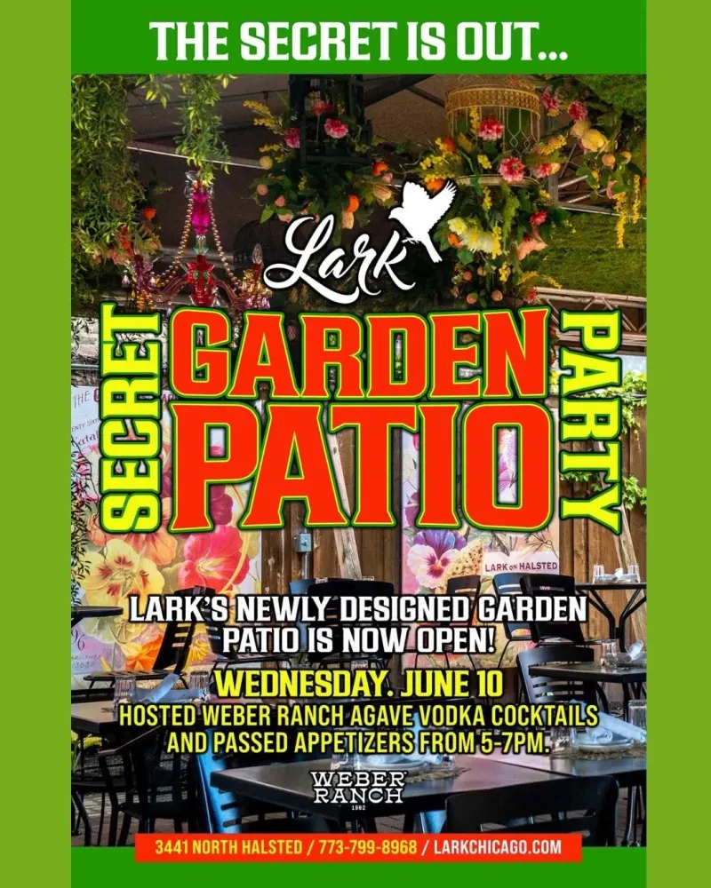 Secret Garden Patio Party, Chicago | Lark at Mato events