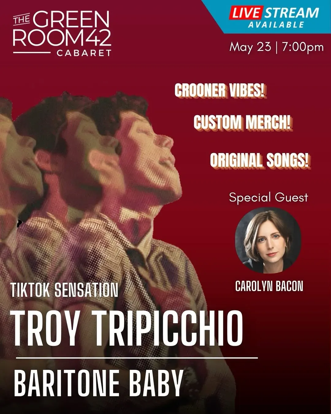 Troy Tripicchio: Baritone, Baby, New York | The Green Room 42 at