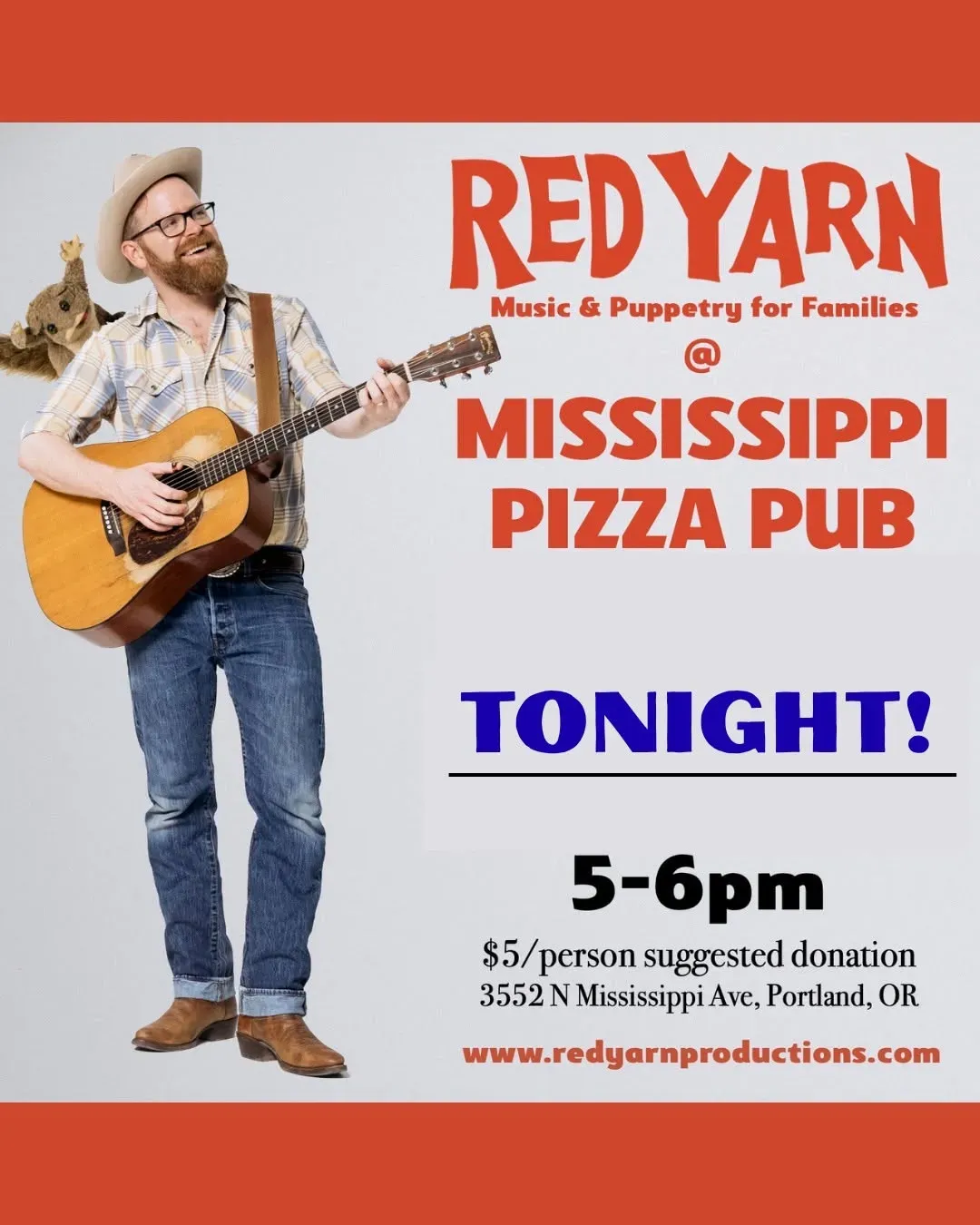Red Yarn at Mississippi Pizza Pub, Portland | Mississippi Pizza
