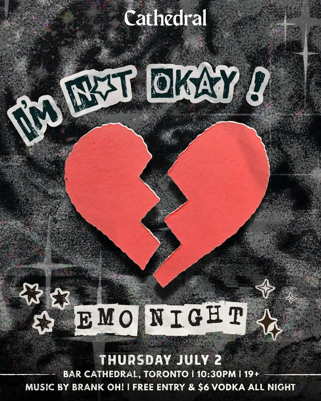I'm Not Okay! Emo Night, Toronto | Bar Cathedral at Mato events