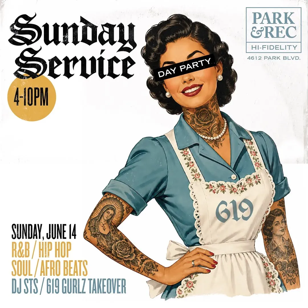 Sunday Service: 619 Gurlz Takeover, San Diego | Park & Rec at Mato