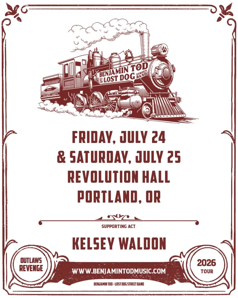 Benjamin Tod & Lost Dog Street Band, Portland | Revolution Hall at