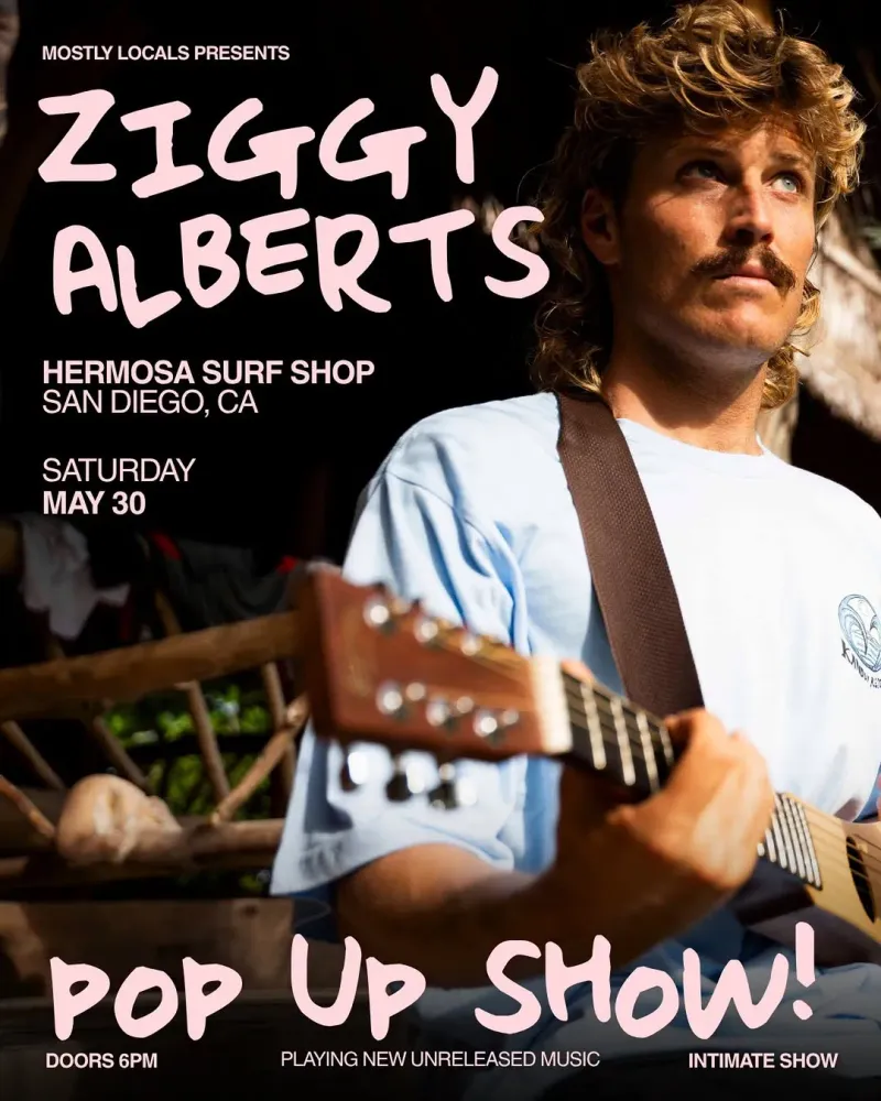 Ziggy Alberts: Pop-Up Show at Hermosa Surf Shop in San Diego