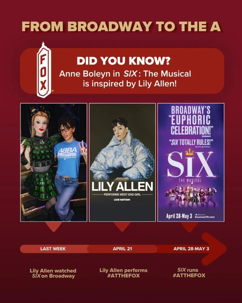 SIX at The Fox Theatre, Atlanta | The Fox Theatre at Mato events
