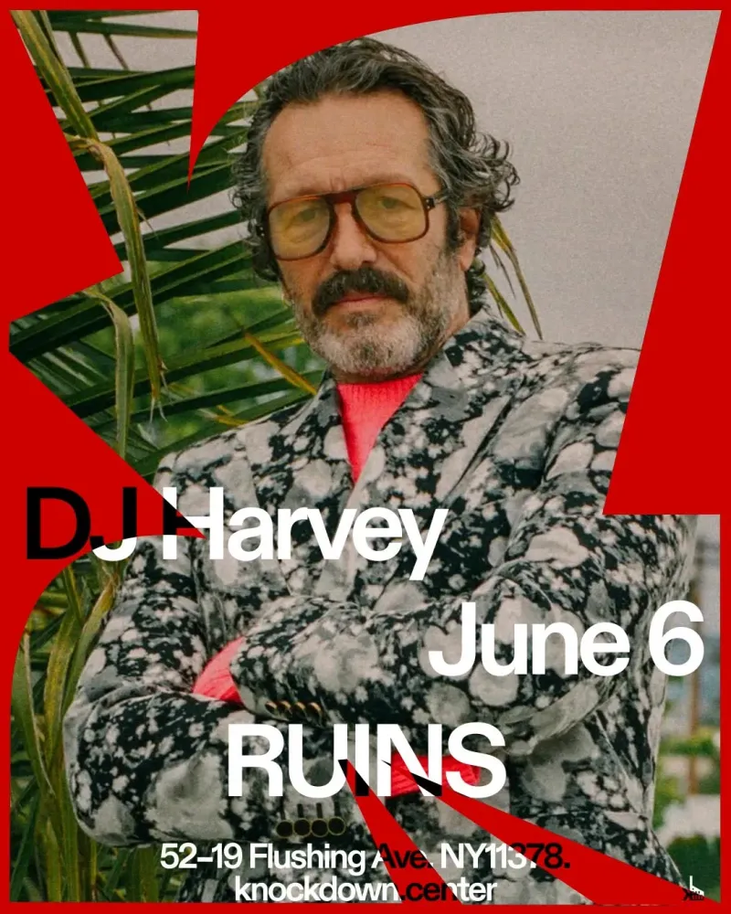 DJ Harvey at The Ruins at Knockdown Center in New York