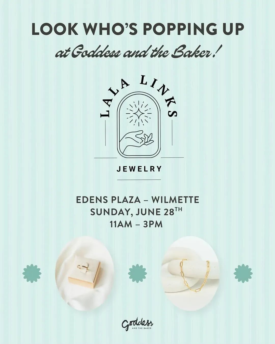 Lala Links Jewelry Pop-up, Chicago | Goddess and the Baker at Mato