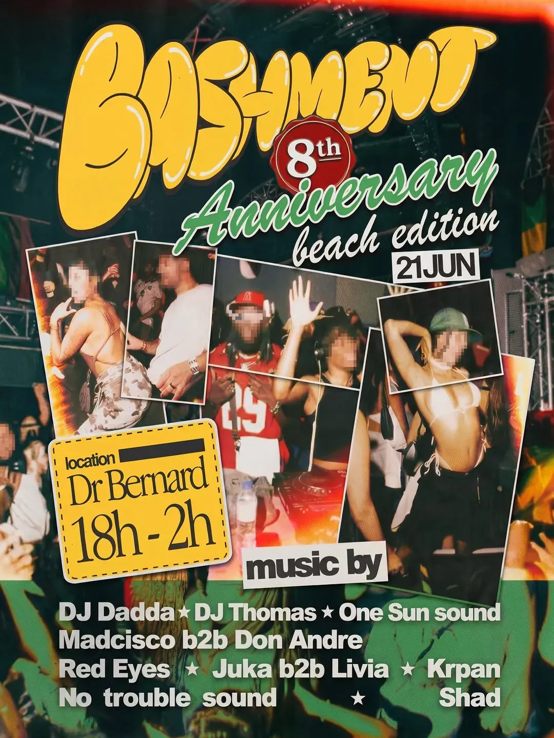 ジャパレゲエKON KEN/MAN INA DE BASHMENT SOUND Bashment 8th Anniversary, Lisbon | Dr. Bernard at Mato events