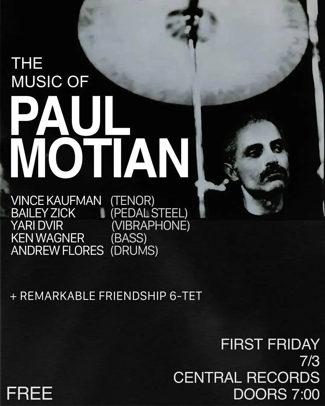 The Music of Paul Motian, Phoenix | Central Records at Mato events