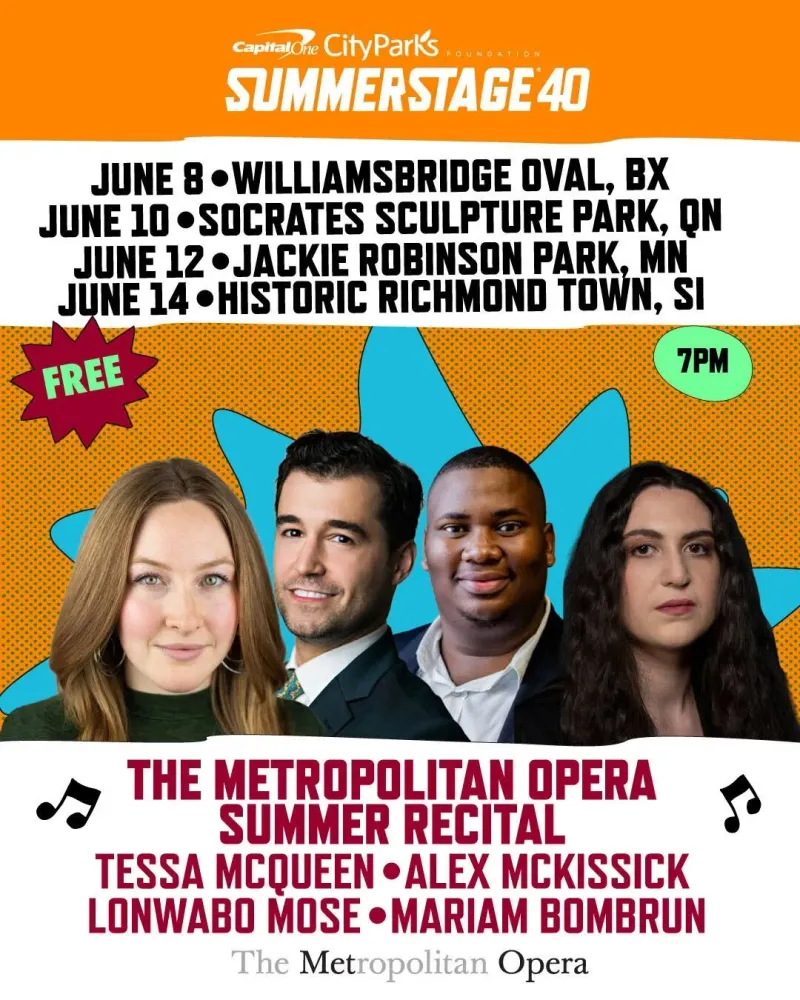 Met Summer Recital: Bronx at Williamsbridge Oval in New York