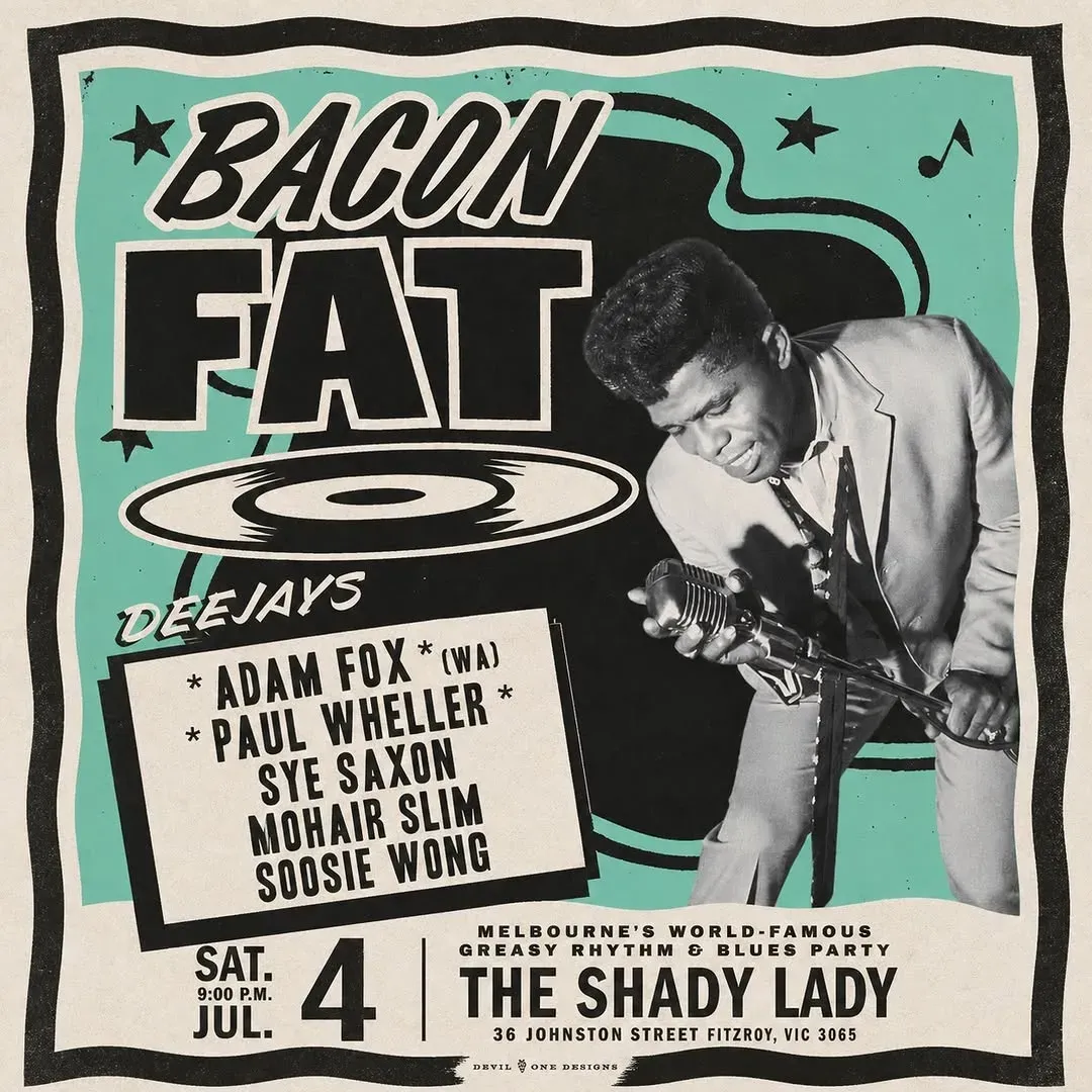 THE RAWTERS/BACON FAT（EP） Bacon Fat at The Shady Lady in Melbourne | Mato