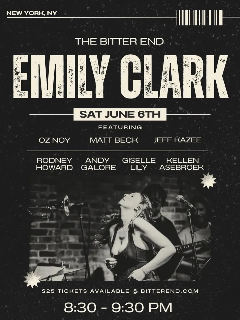Emily Clark, New York | The Bitter End at Mato events
