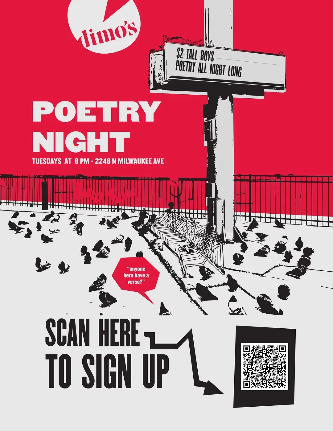 Poetry Night, Chicago | Dimo's Pizza Logan Square at Mato events
