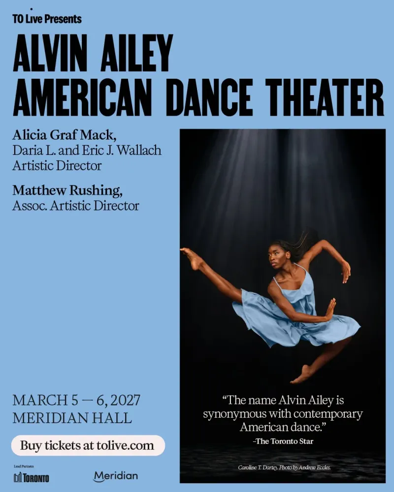 Alvin Ailey American Dance Theater at Meridian Hall in Toronto