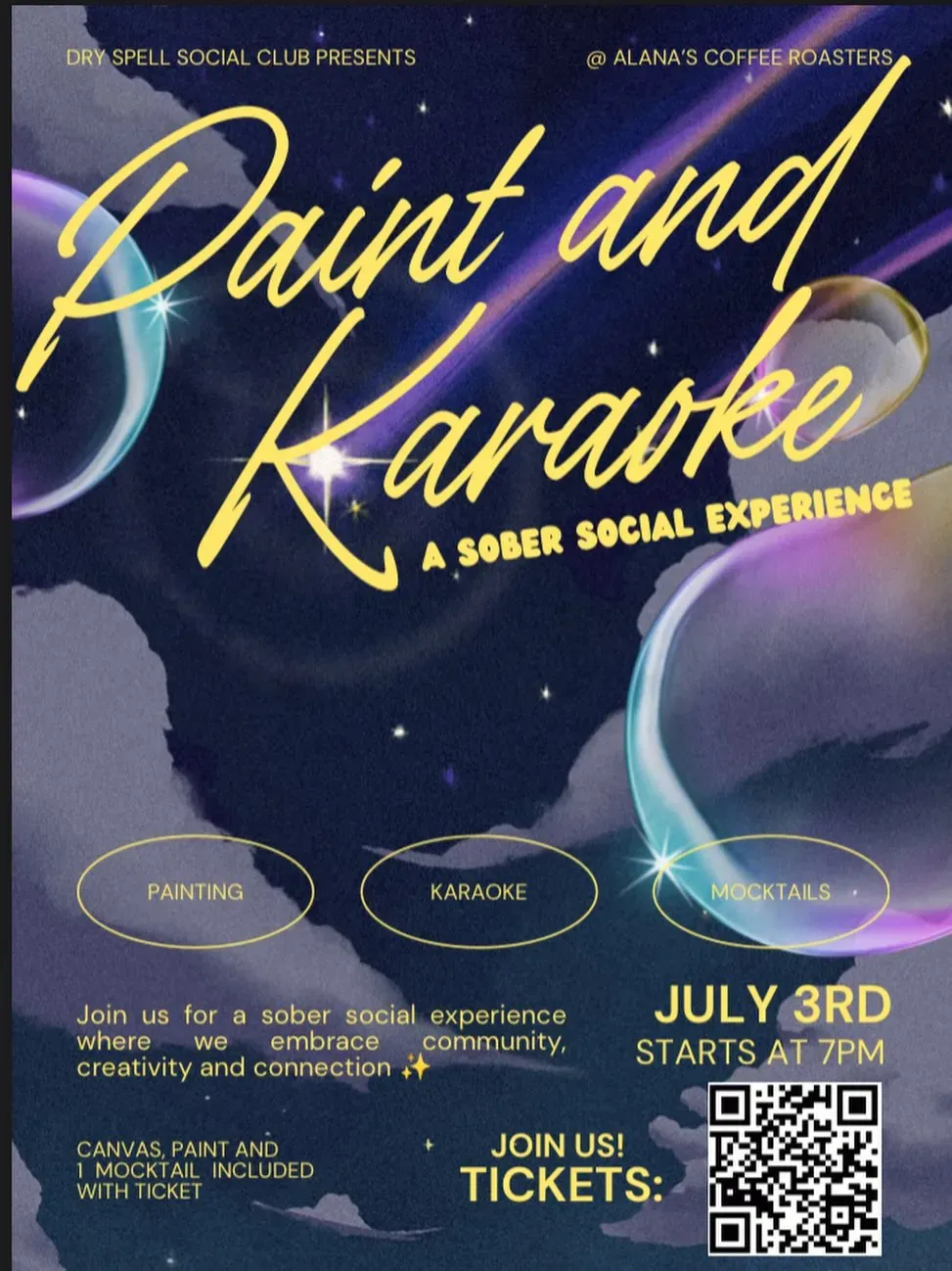 Paint and Karaoke, Los Angeles | Alana's Coffee Roasters at Mato