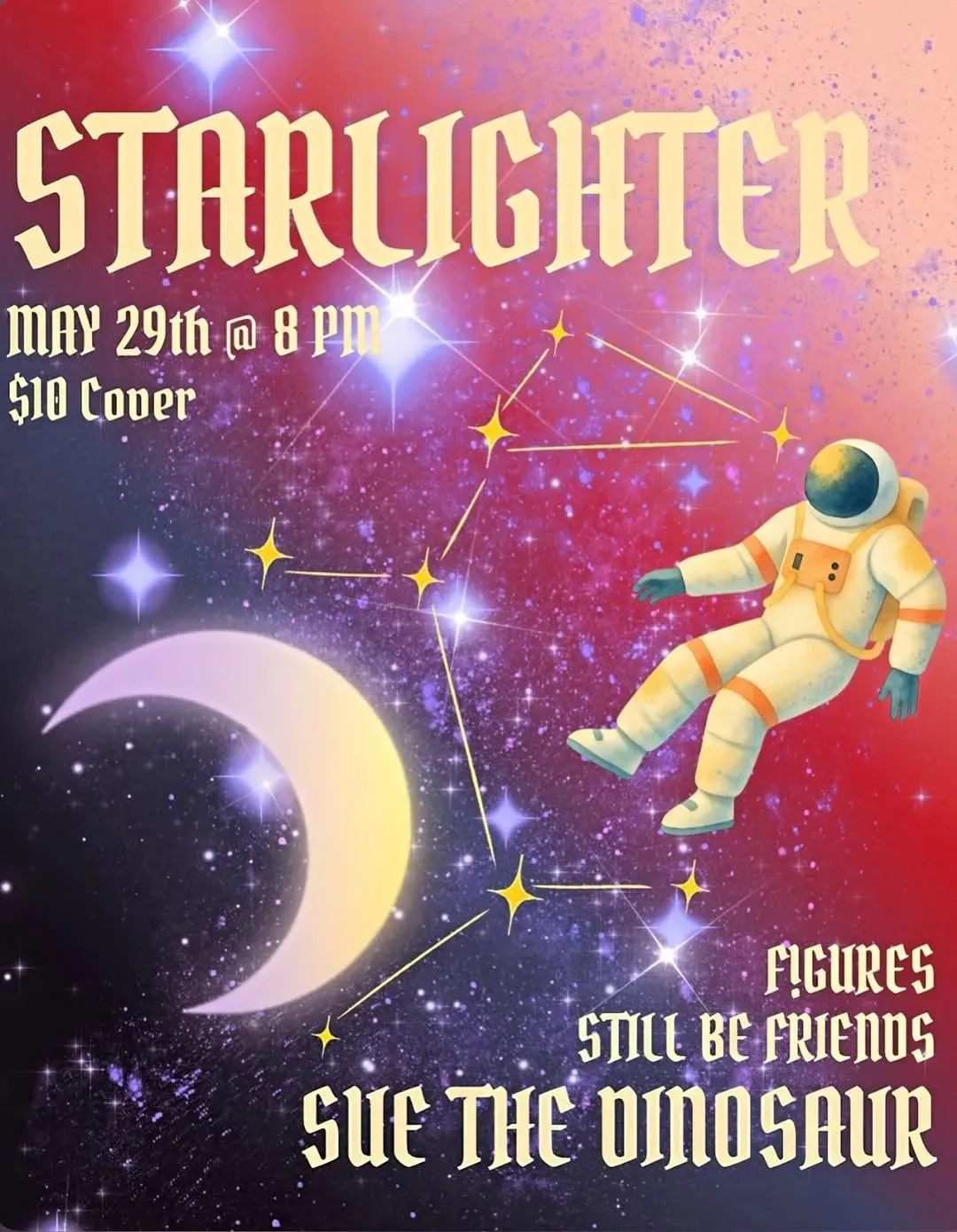 Figures, Still Be Friends, Sue, San Antonio | The Starlighter at