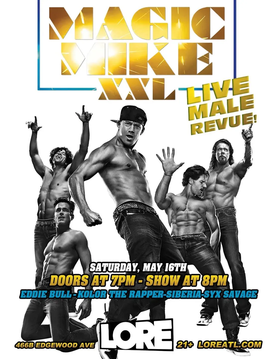 Magic Mike XXL Live Male Revue, Atlanta | LORE at Mato events