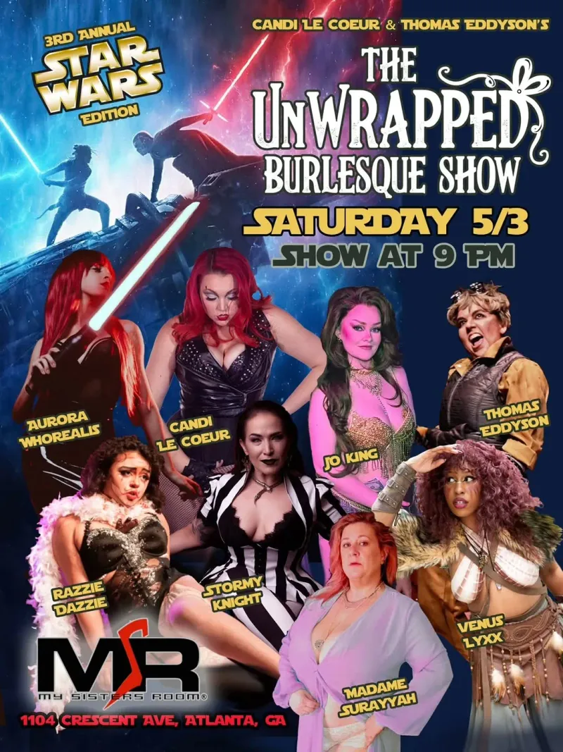 Unwrapped: Star Wars Burlesque at My Sister's Room in Atlanta