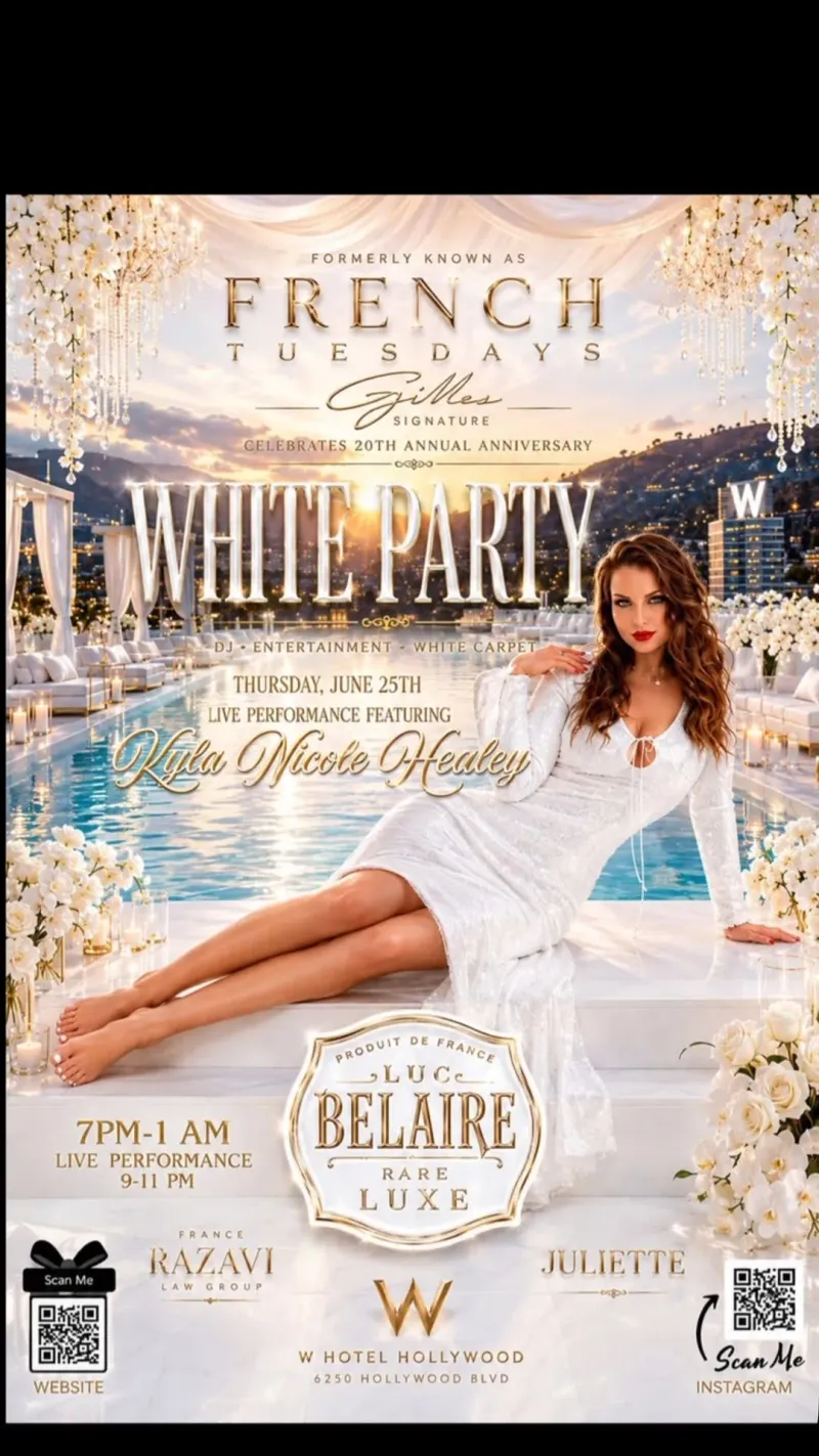20th Anniversary White Party at W Hollywood in Los Angeles