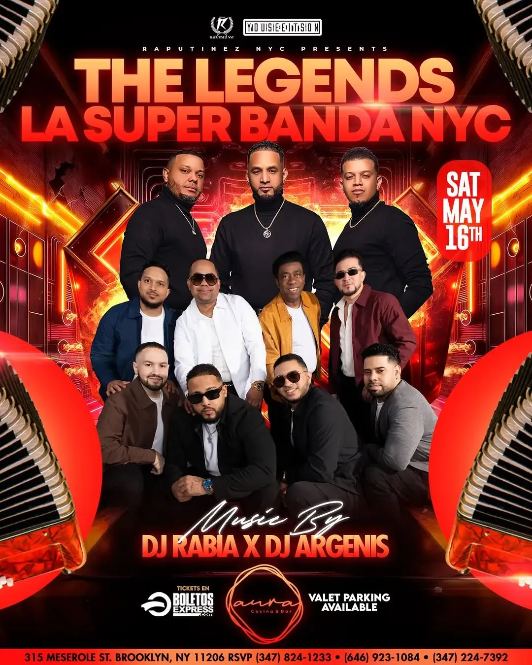 The Legends & La Super Banda NYC, New York | Aura Cocina & Bar at