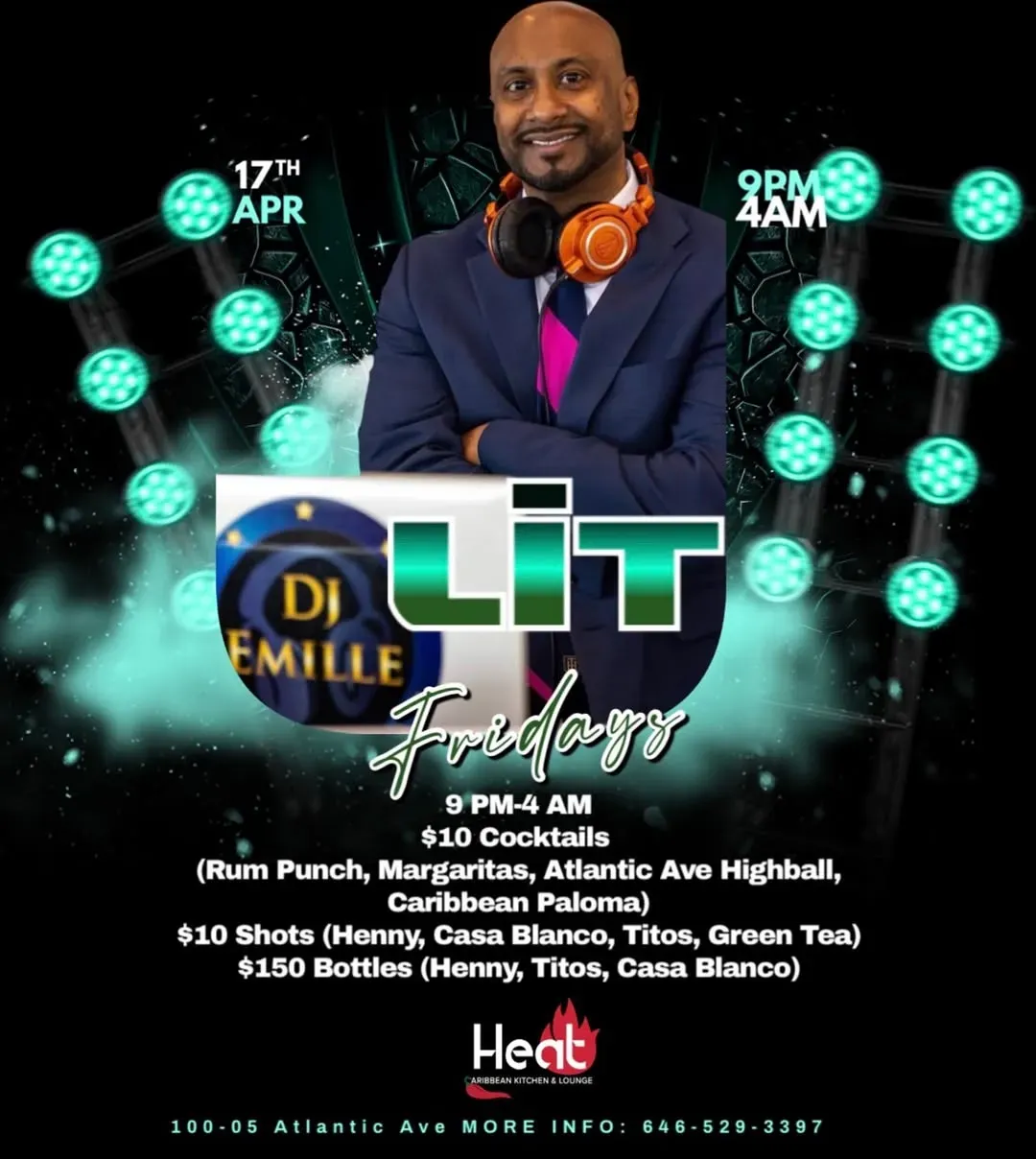 LIT Fridays, New York | Heat Caribbean Kitchen at Mato events