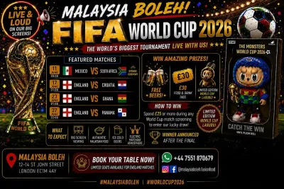 希少 '00 MALTA vs ENGLAND 国際親善試合プログラム England vs Croatia Screening, London | Malaysia Boleh at Mato events