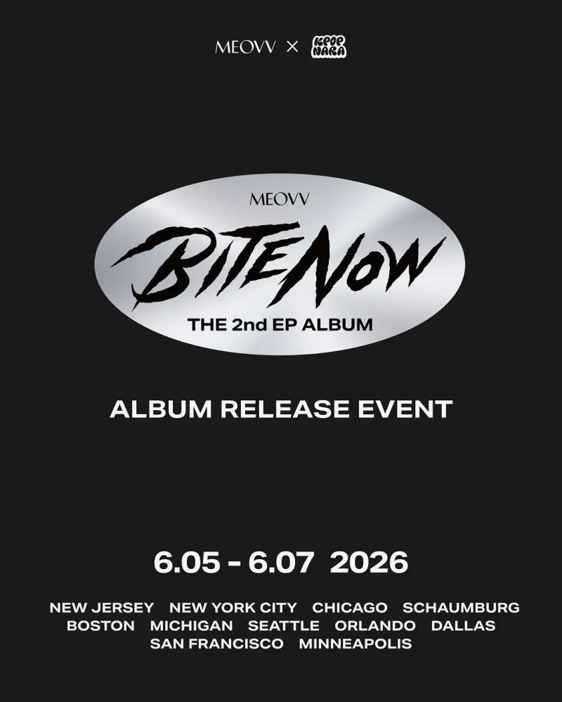 MEOVV 'BITE NOW' Release Event, Chicago | KPOP NARA Woodfield at