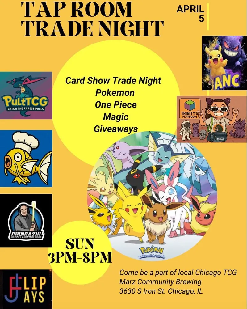 Tap Room Trade Night, Chicago | Marz Community Brewing, Beverages + Spirits  at Mato events