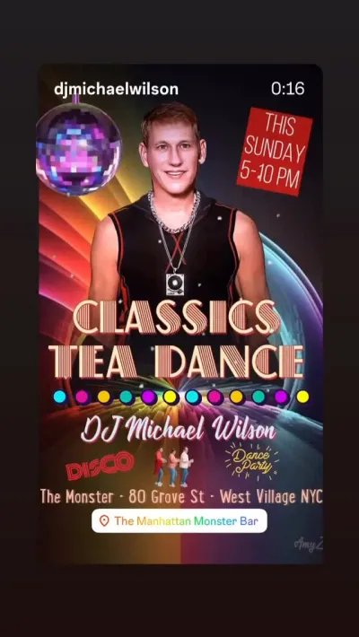 Sunday Tea Dance at The Monster in New York | Mato