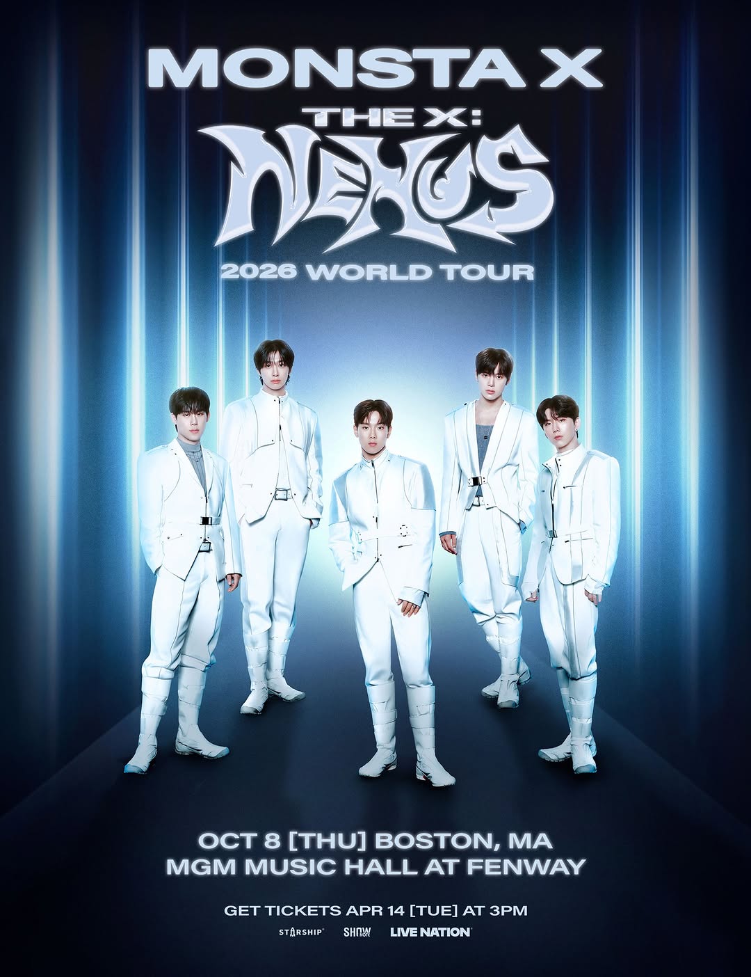 MONSTA X: THE X : NEXUS, Boston | MGM Music Hall at Fenway at Mato