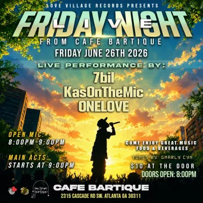 Friday Night Live, Atlanta | Cafe Bartique at Mato events