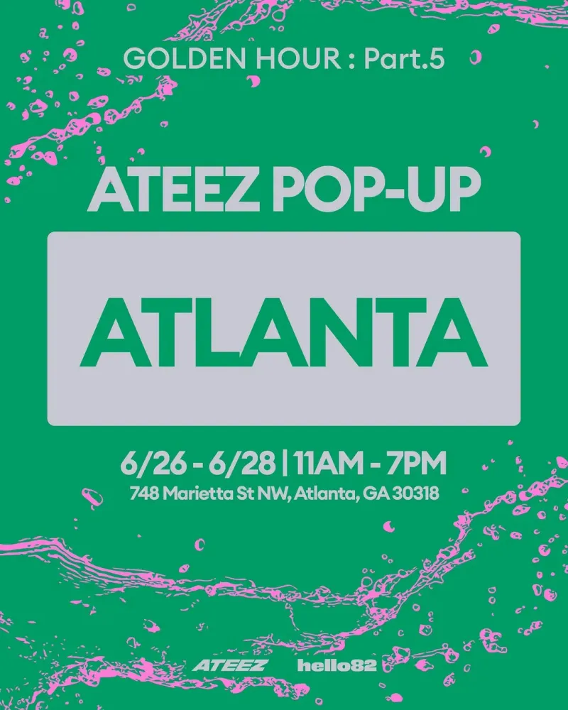 ATEEZ Pop-Up, Atlanta | hello82 ATLANTA at Mato events