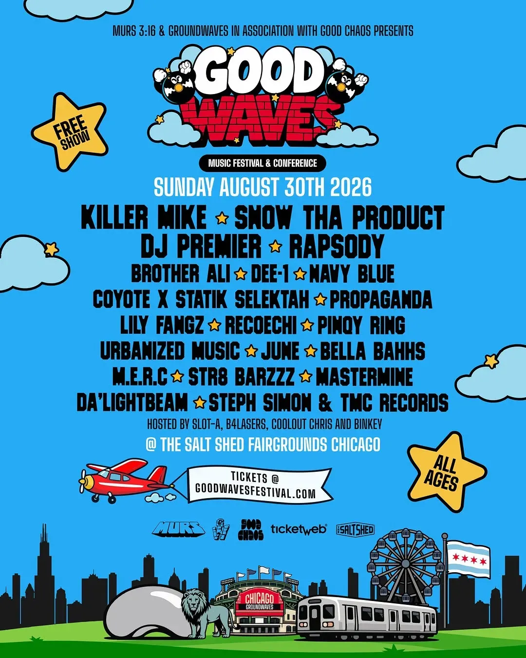 GoodWaves Music Festival, Chicago | The Salt Shed Fairgrounds at
