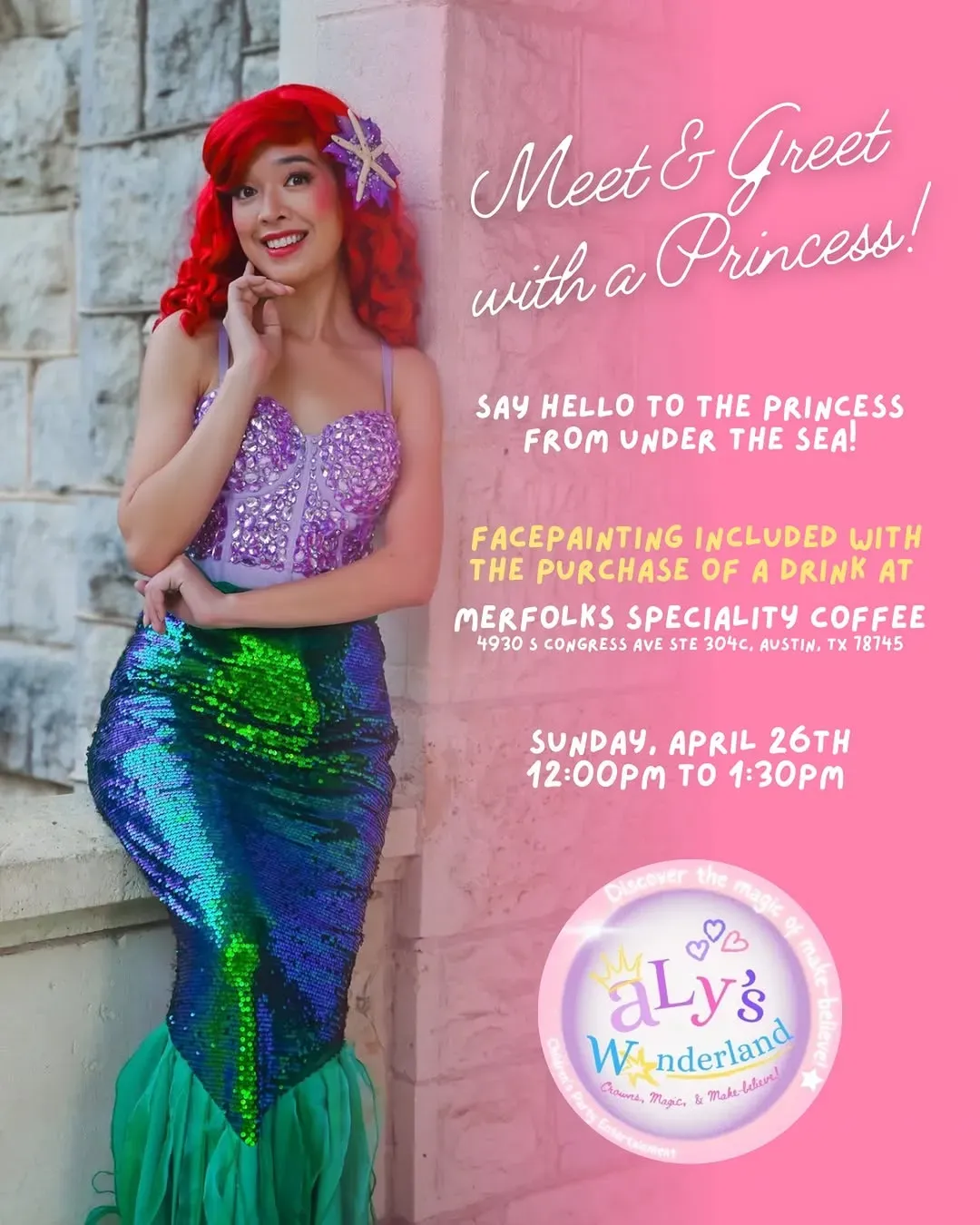 Mermaid Meet & Greet, Austin | Merfolk's Specialty Coffee at Mato