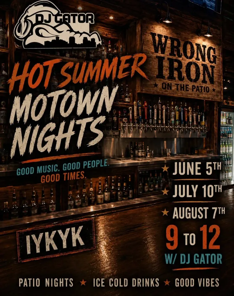 Motown Night with DJ Gator, New Orleans | Wrong Iron on the