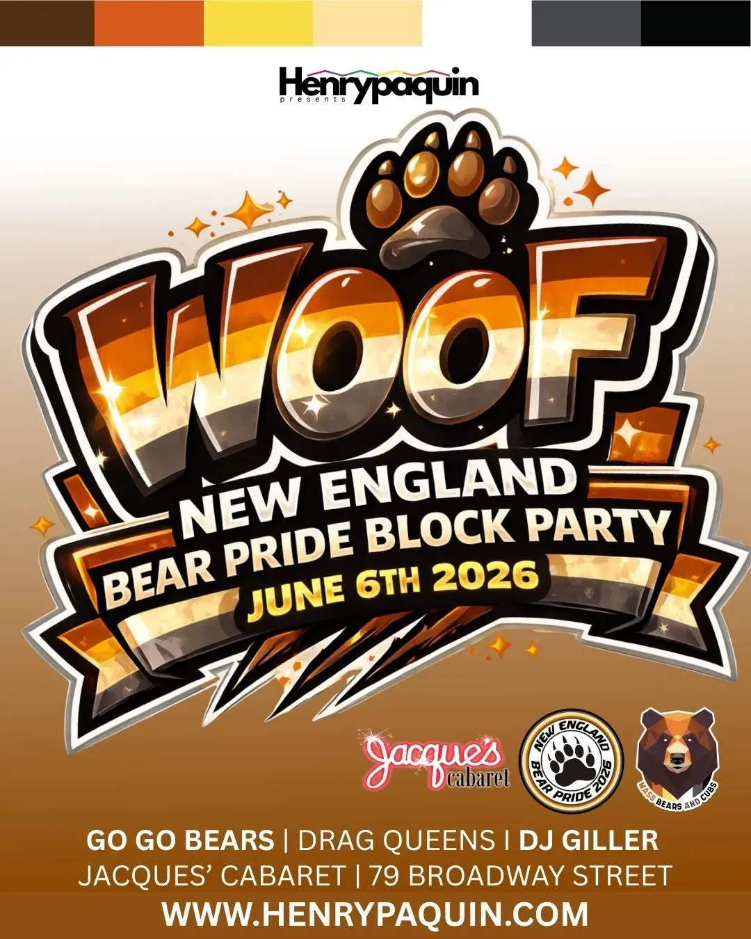 Woof: Pride Block Party, Boston | Jacques' Cabaret at Mato events