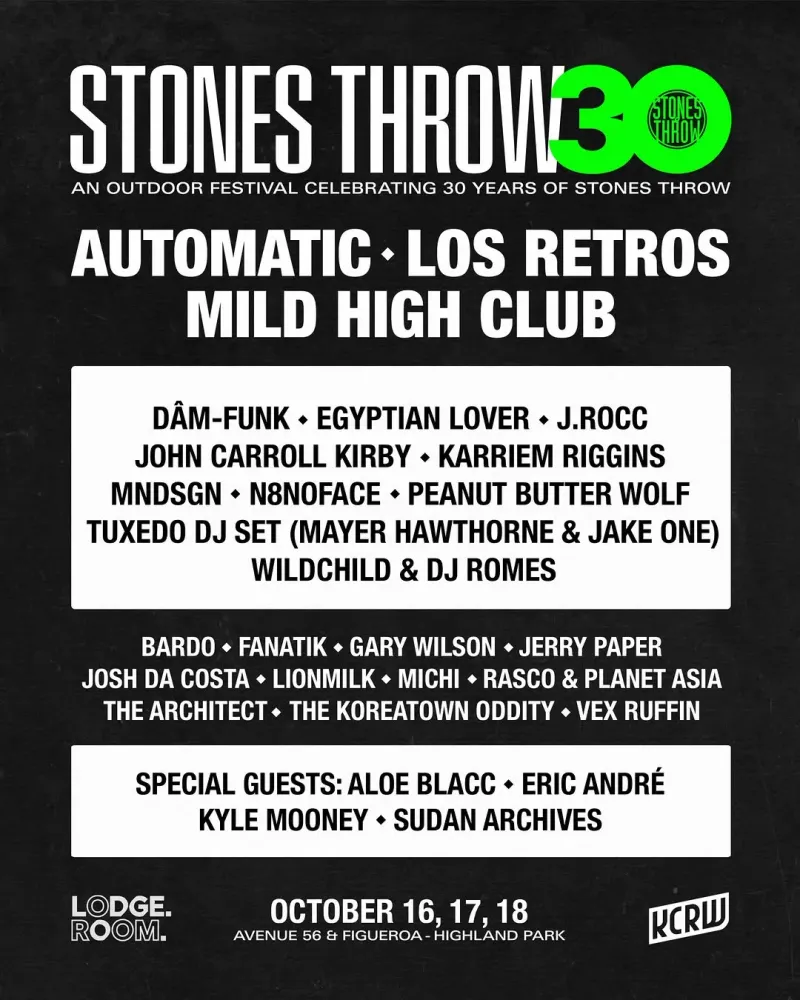 Stones Throw 30, Los Angeles | Lodge Room at Mato events