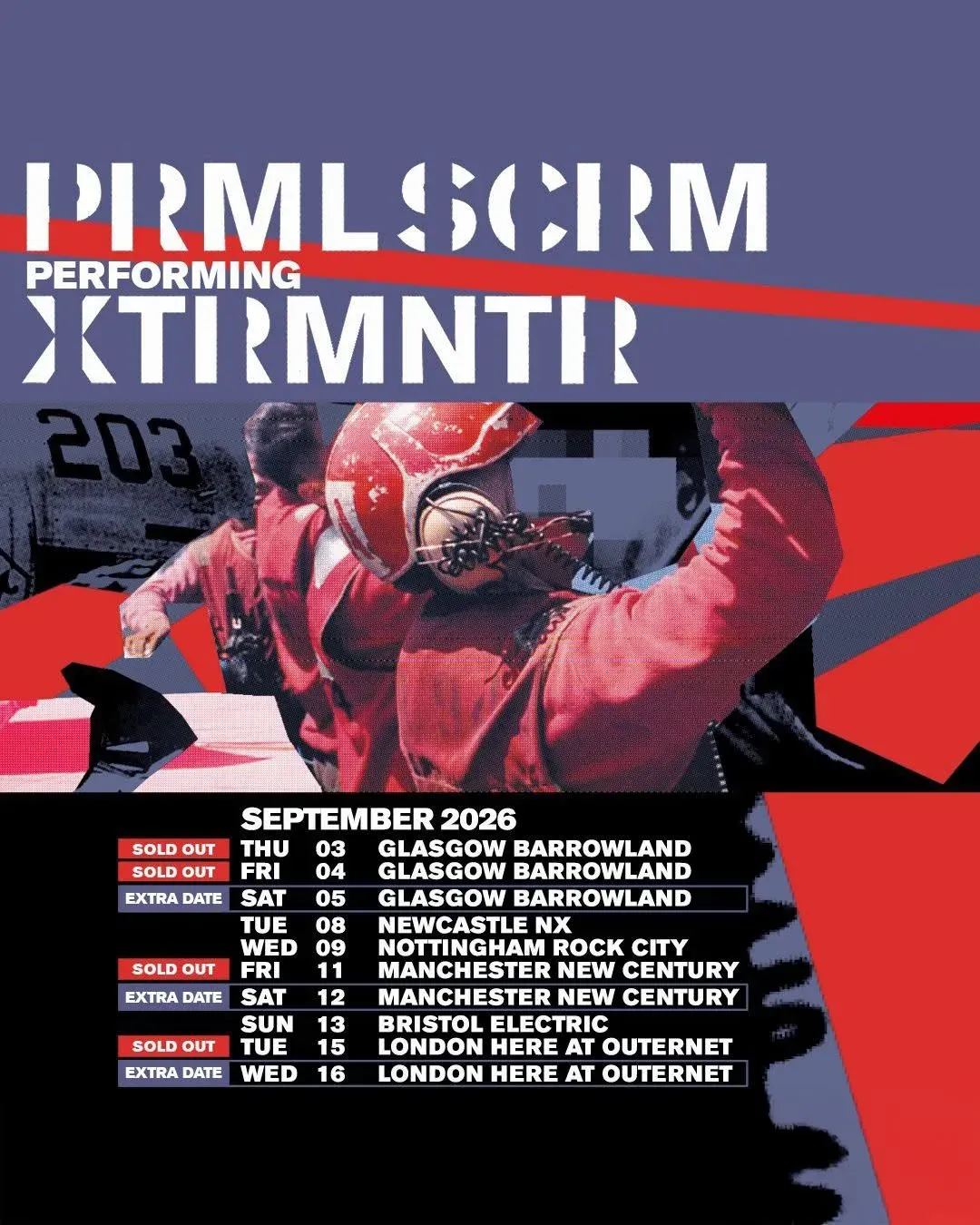 Primal Scream: XTRMNTR, Manchester | New Century at Mato events