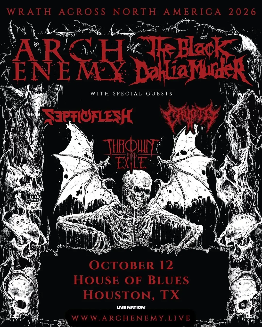 Arch Enemy & Black Dahlia Murder, Houston | House of Blues Houston