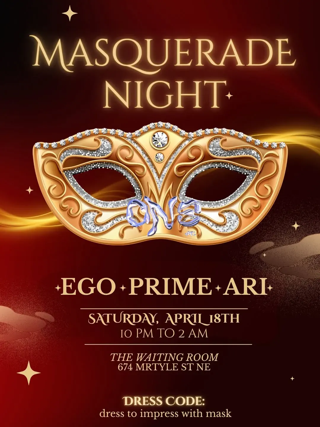 Masquerade Night, Atlanta | The Waiting Room at Mato events