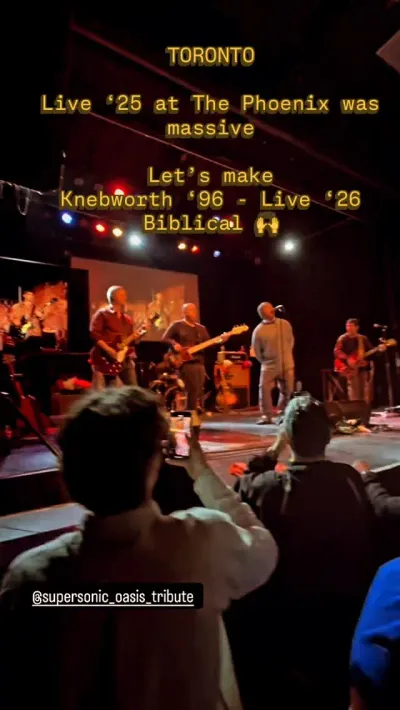 SuperSonic: Oasis Tribute, Toronto | The Phoenix Concert Theatre