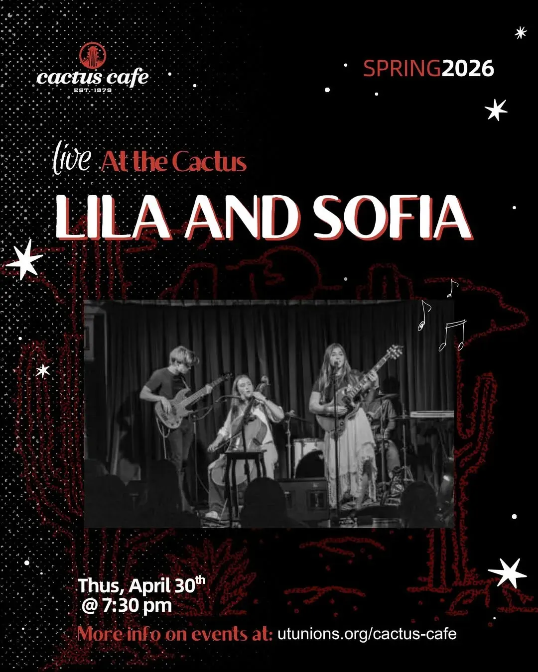 Lila and Sofia, Austin | Cactus Cafe at Mato events
