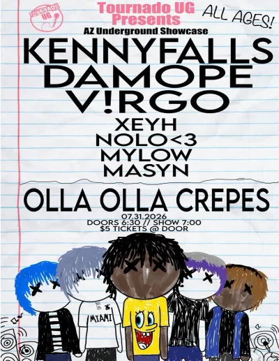 AZ Underground Showcase at Olla Olla Crepes in Phoenix | Mato