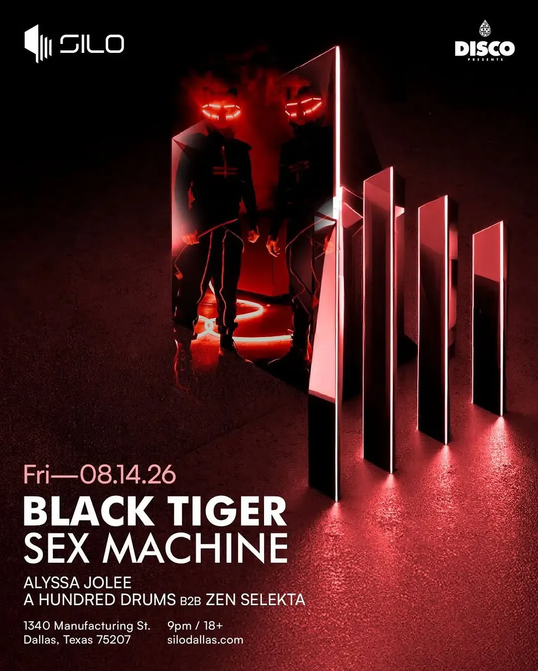 Black Tiger Sex Machine, Dallas | SILO Dallas at Mato events