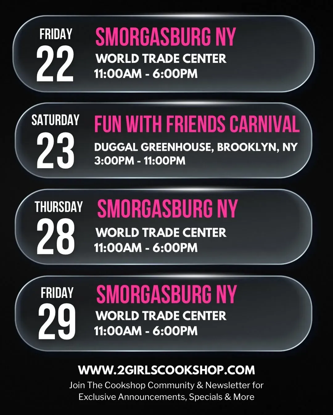 Fun With Friends Carnival, New York | FWF Carnival at Mato events