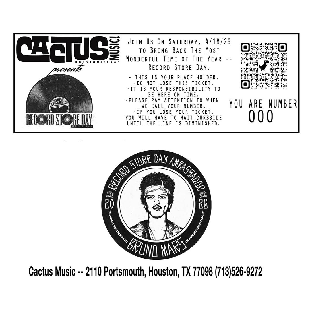 RSD Line Ticket Drop, Houston | Cactus Music  at Mato events
