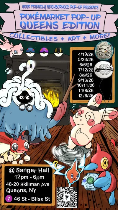 PokeMarket Pop-Up Queens Edition at Sanger Hall in New York