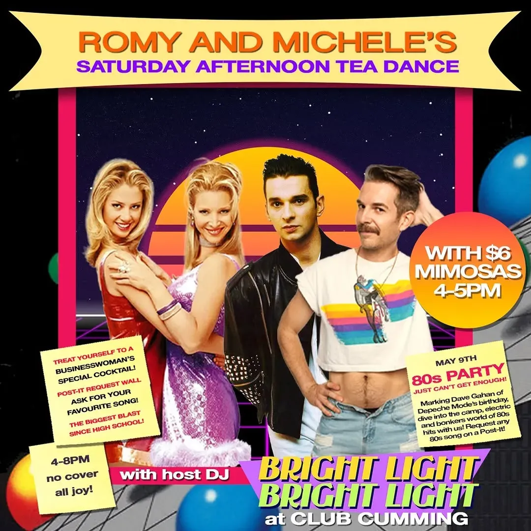 80s Electric Tea Dance, New York | Club Cumming at Mato events