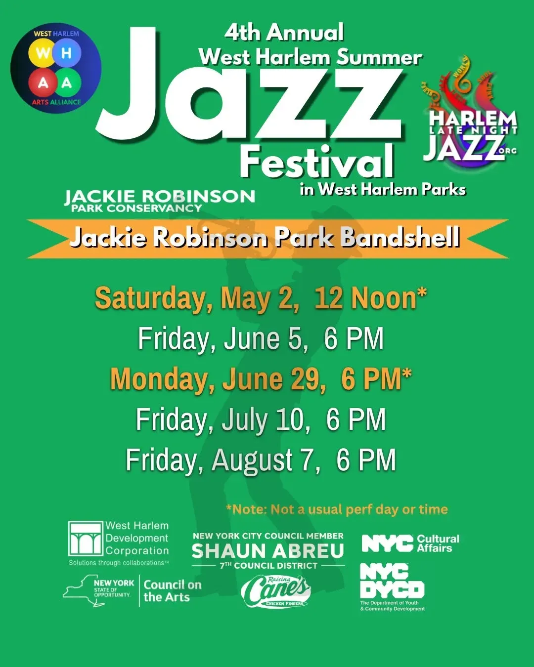 West Harlem Summer Jazz Festival, New York | Jackie Robinson Park